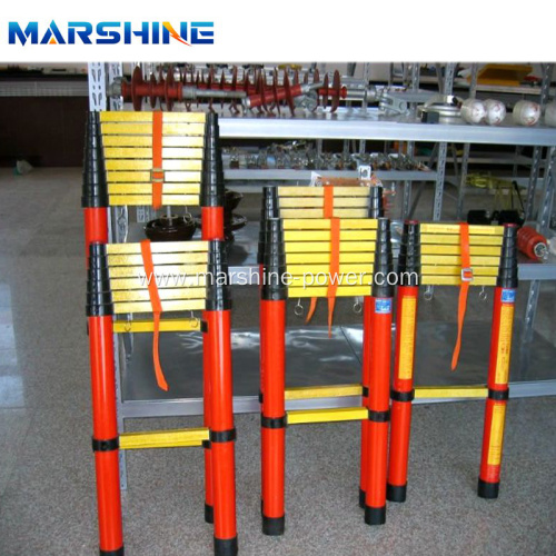 Electric Power Line Insulation Fiberglass Extension Ladder